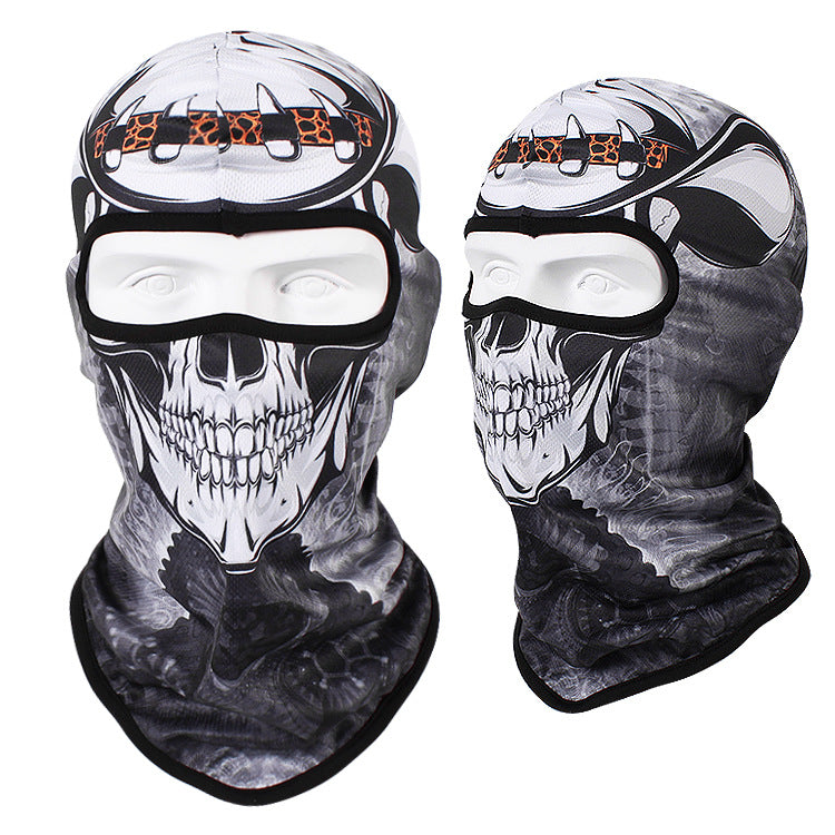 Sunscreen Quick Dry Head Cover Motorcycle Breathable Skull Mask