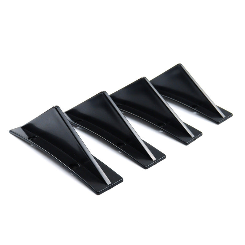 Automotive Universal Triangle Rear Spoiler Carbon Fiber Chassis