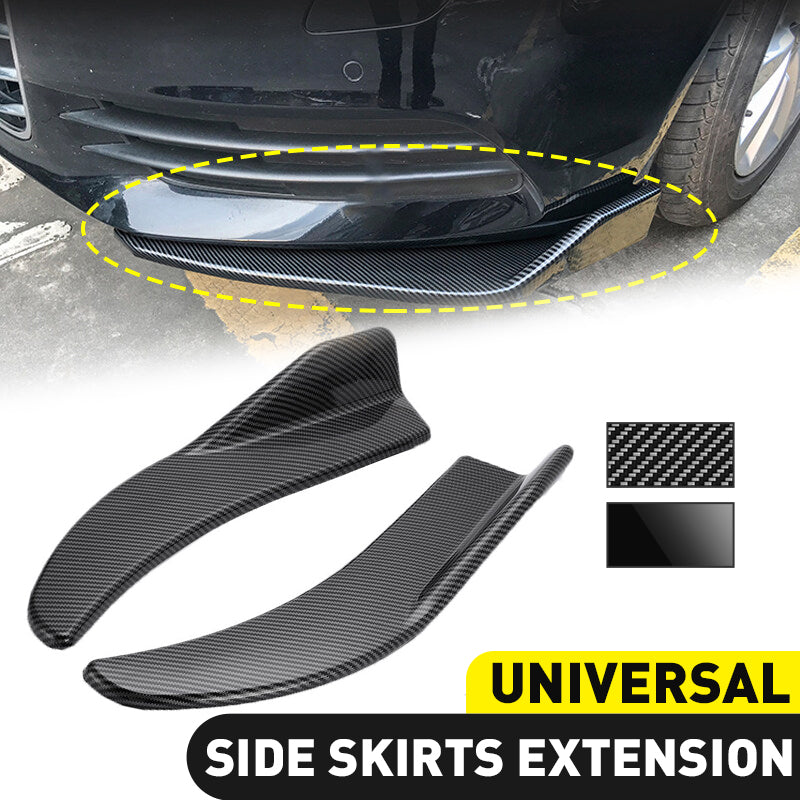 Car Refitted Front And Rear Deflector Light Carbon Fiber