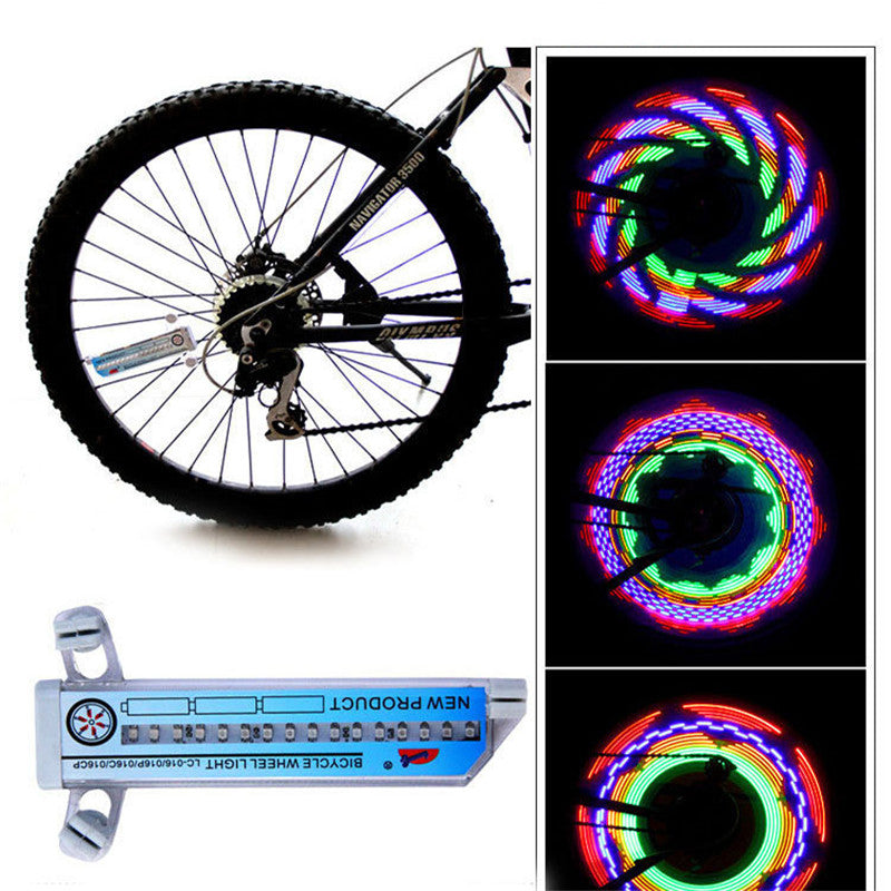LEDS Colorful Bicycle Lights Mountain Bike Light Cycling Spoke Wheel Lamp