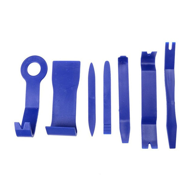 Plastic 19pcs Car Radio Panel Trim Dashboard Removal Set Easy Carry Disassemble Repair tool