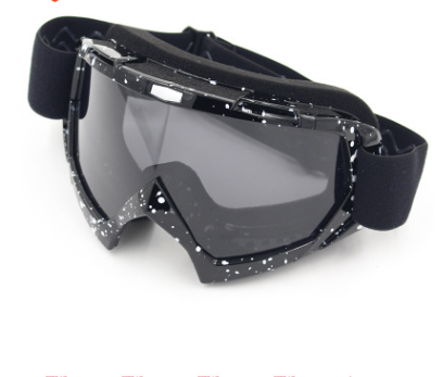 Anti-twist and anti-fall motorcycle goggles