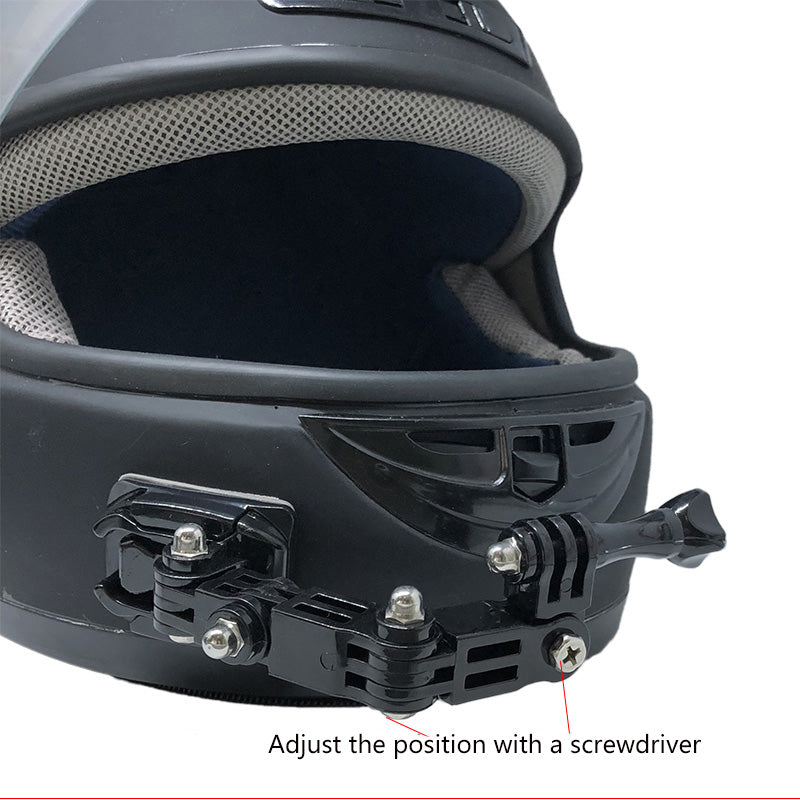 Camera bracket motorcycle helmet