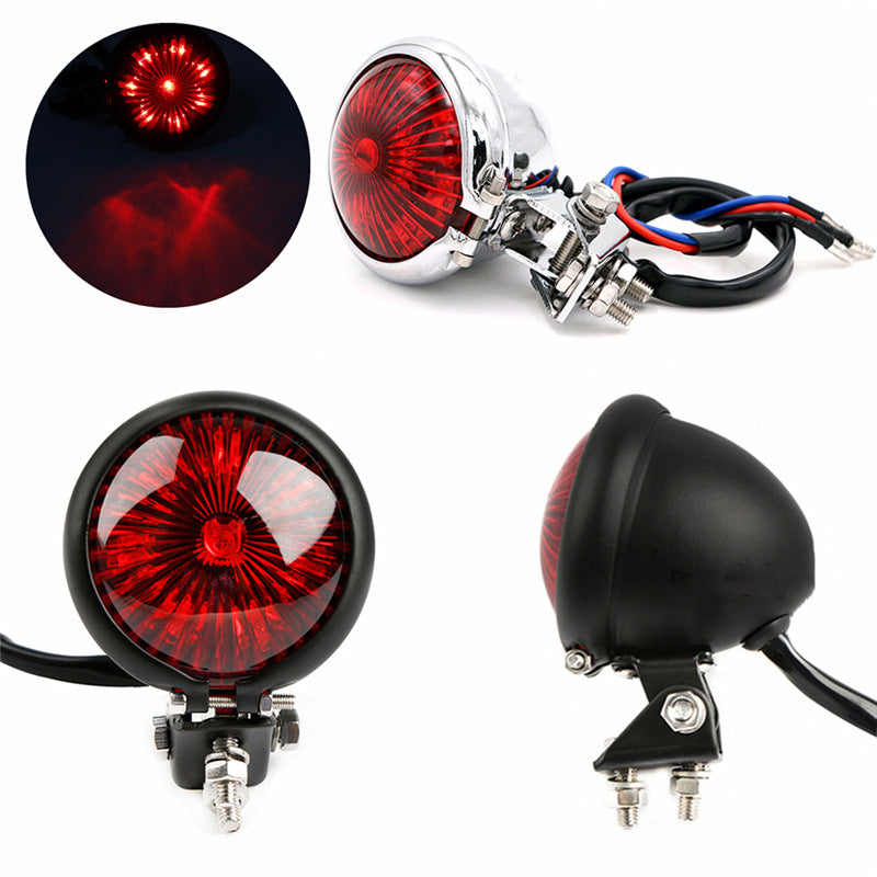 Retro Round LED Motorcycle Piranha Brake Light