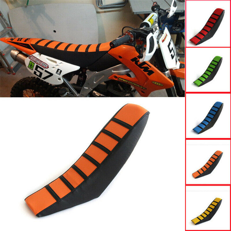 Off-road Motorcycle Seat Cover Double Seat Bag PVC Cushion
