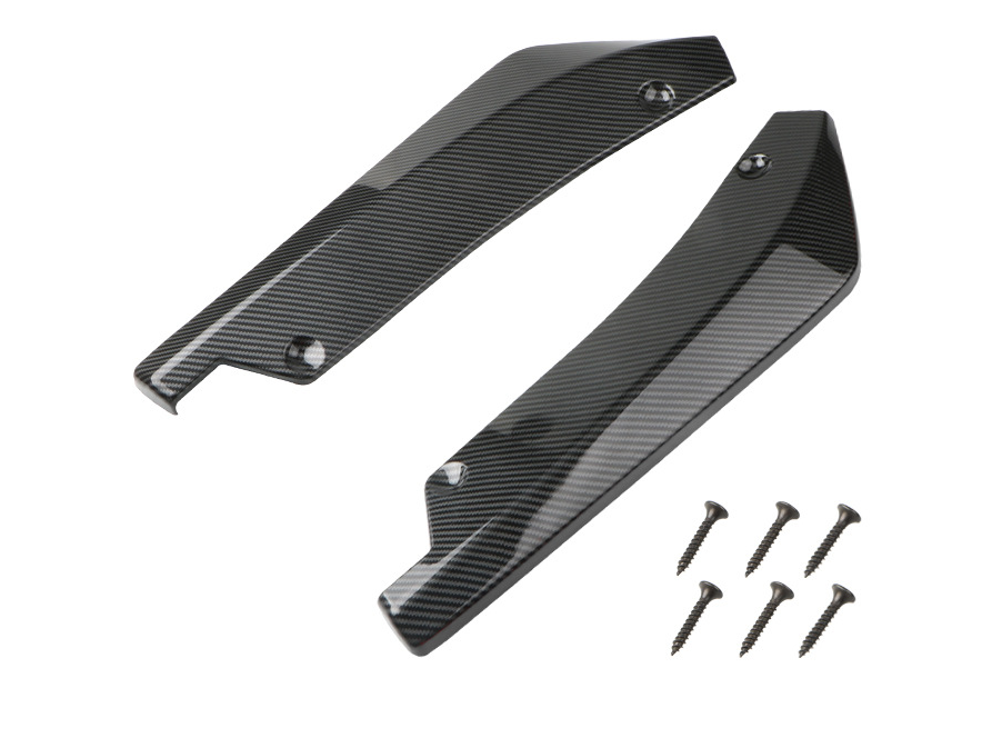 Car Modified Carbon Fiber Rear Corner, Small Rear Corner, Universal Rear Corner Decoration