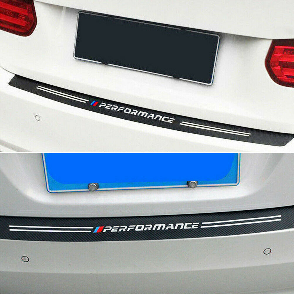 Carbon Fiber Car Rear Bumper Trunk Guard Protected Stickers Odyssey Spirior CRV Civic XR-V HR-V City Accord Jazz