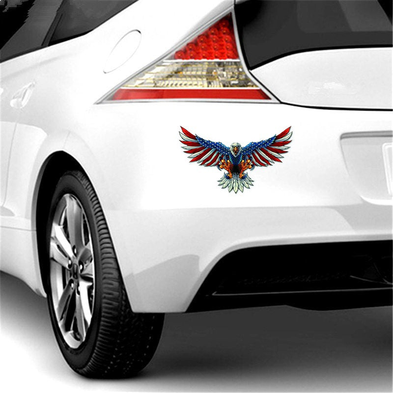 American Eagle Reflective Personalized Car Sticker