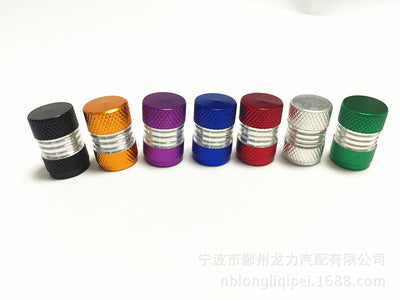 Automobile Bicycle Tire Aluminum Alloy Valve stem cap Seven Color Spot