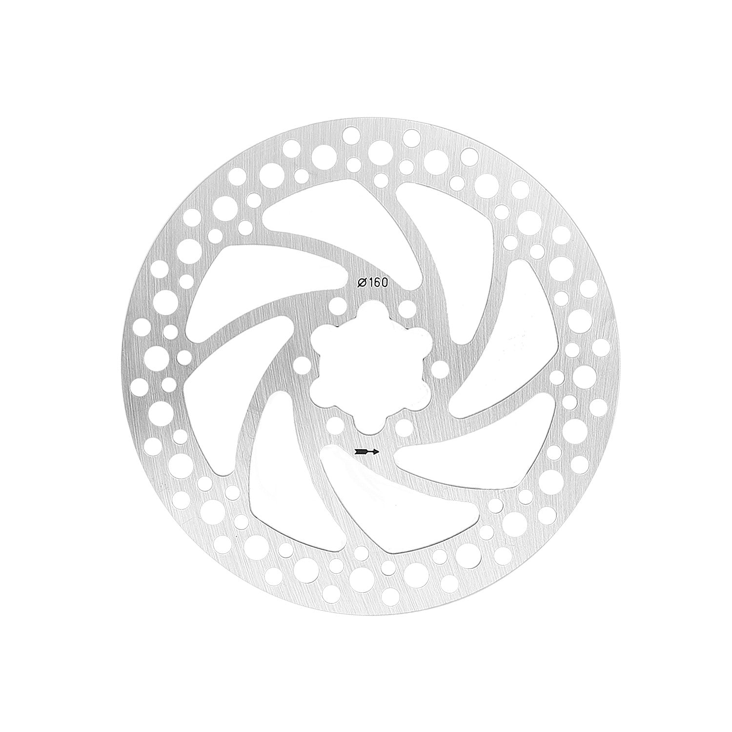 6 Hole 160mm 140mm 120mm Disc Brake Rotor With 6 Screws