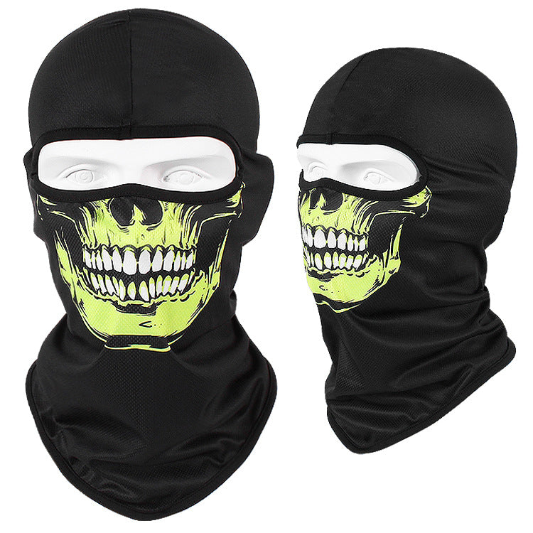 Sunscreen Quick Dry Head Cover Motorcycle Breathable Skull Mask