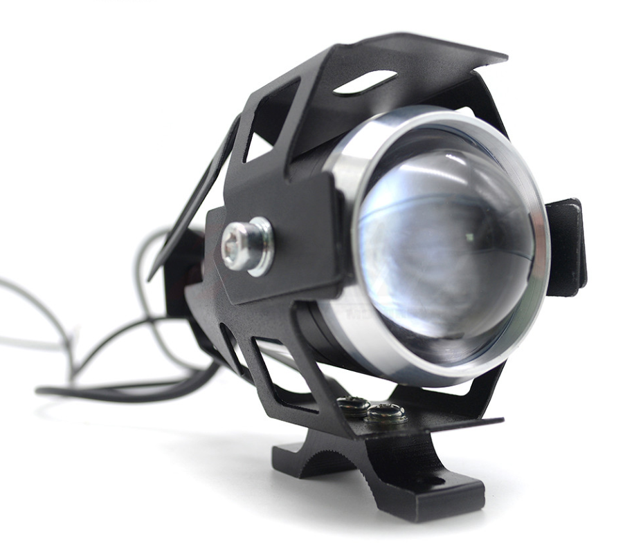 Waterproof LED Motorcycle Headlights Auxiliary Lamp Spotlight High Power U5 12V