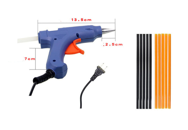 Sheet metal glue gun glue stick