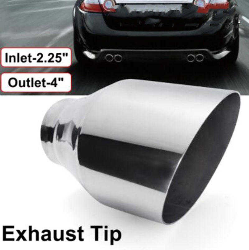 Single Layer Straight Side Bevel Car Exhaust Pipe