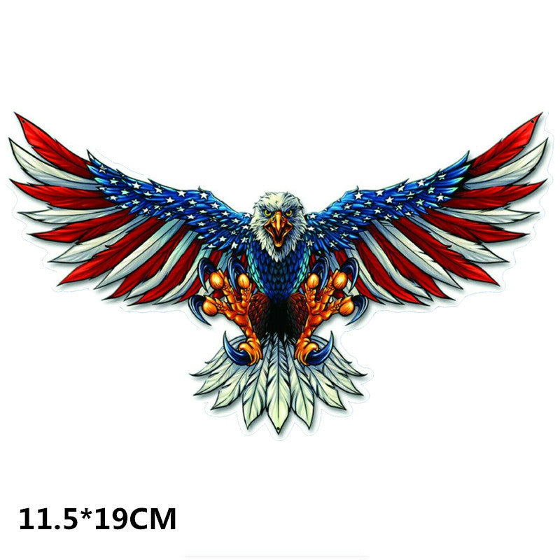 American Eagle Reflective Personalized Car Sticker