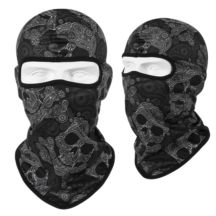 Sunscreen Quick Dry Head Cover Motorcycle Breathable Skull Mask