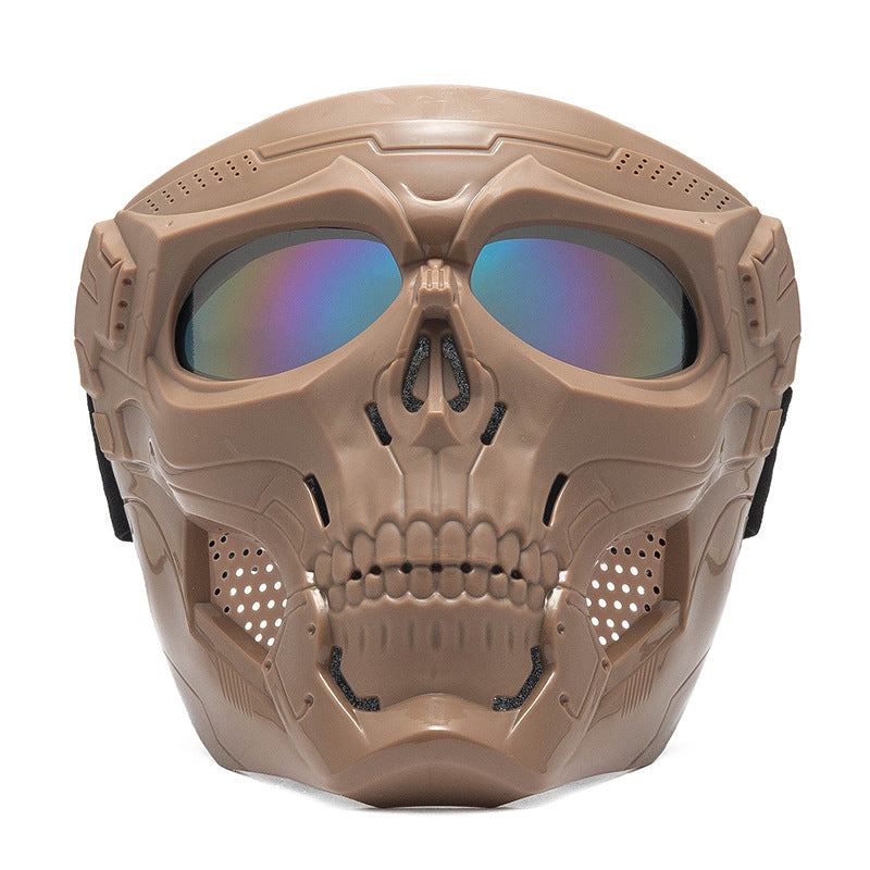 Skull Riding Mirror Windproof Goggles Unisex