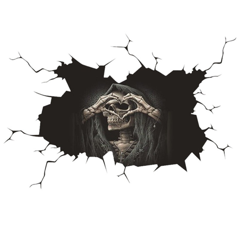 Halloween Horror Skull Car Window Stickers