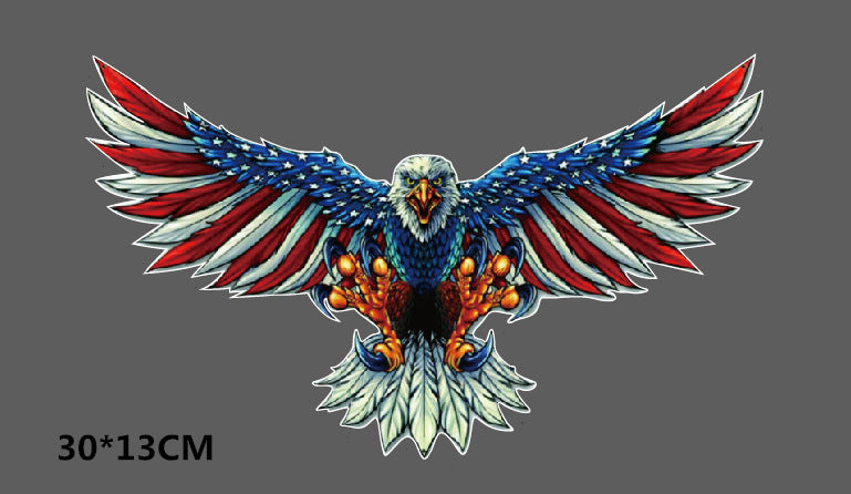 American Eagle Reflective Personalized Car Sticker