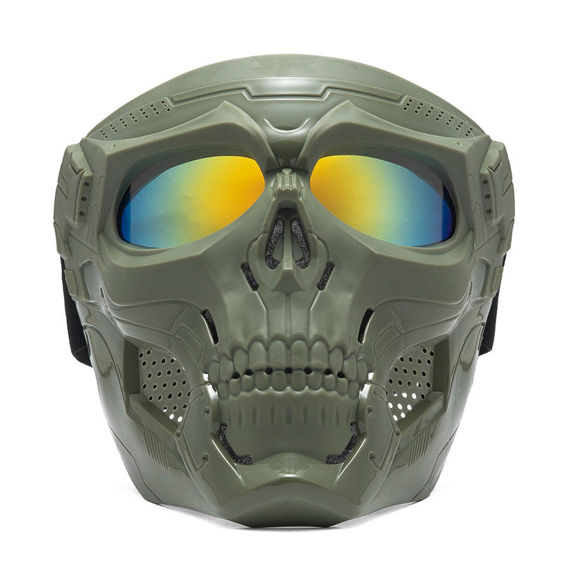 Skull Riding Mirror Windproof Goggles Unisex