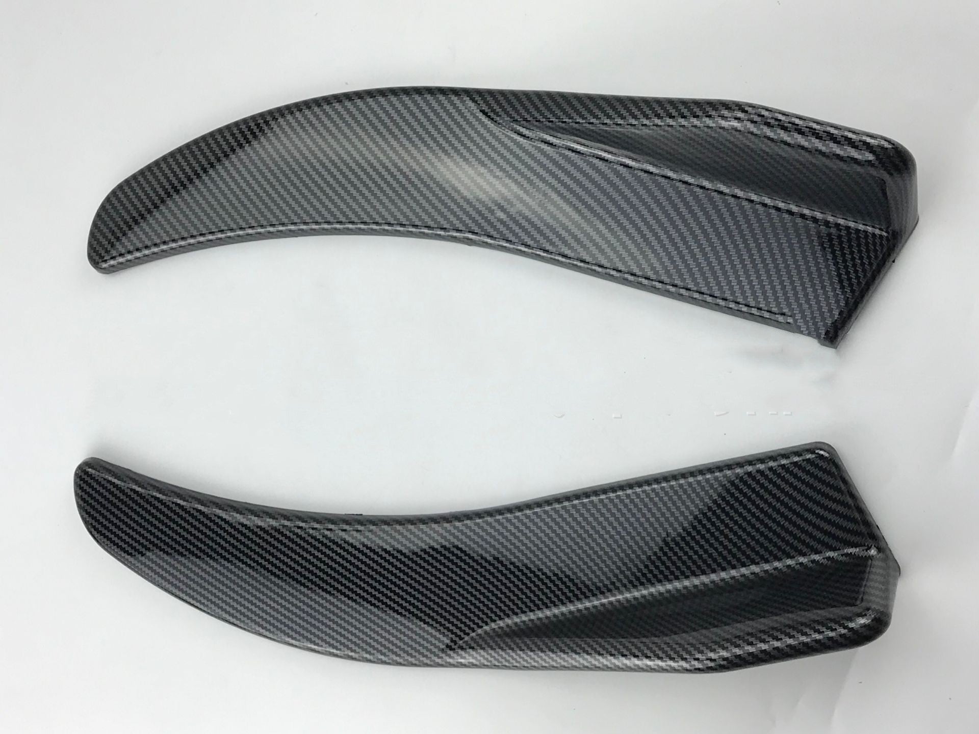 Car Refitted Front And Rear Deflector Light Carbon Fiber