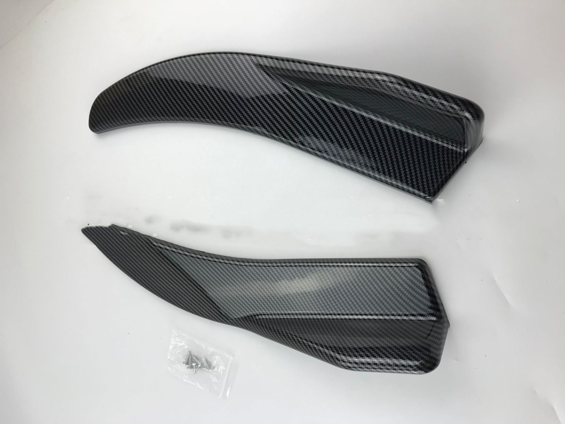 Car Refitted Front And Rear Deflector Light Carbon Fiber