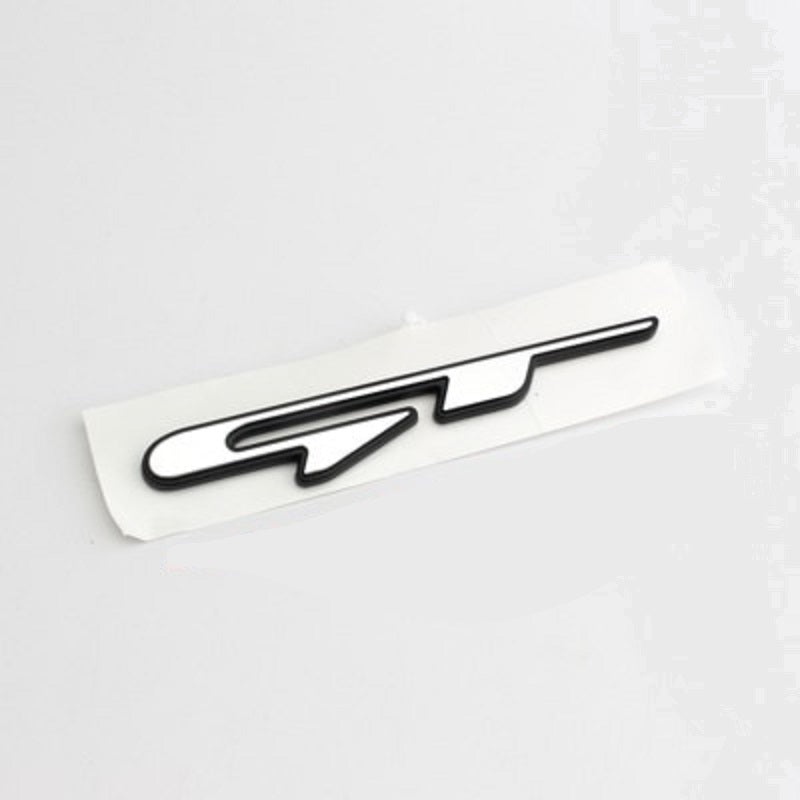 Turbocharged hybrid metal car sticker