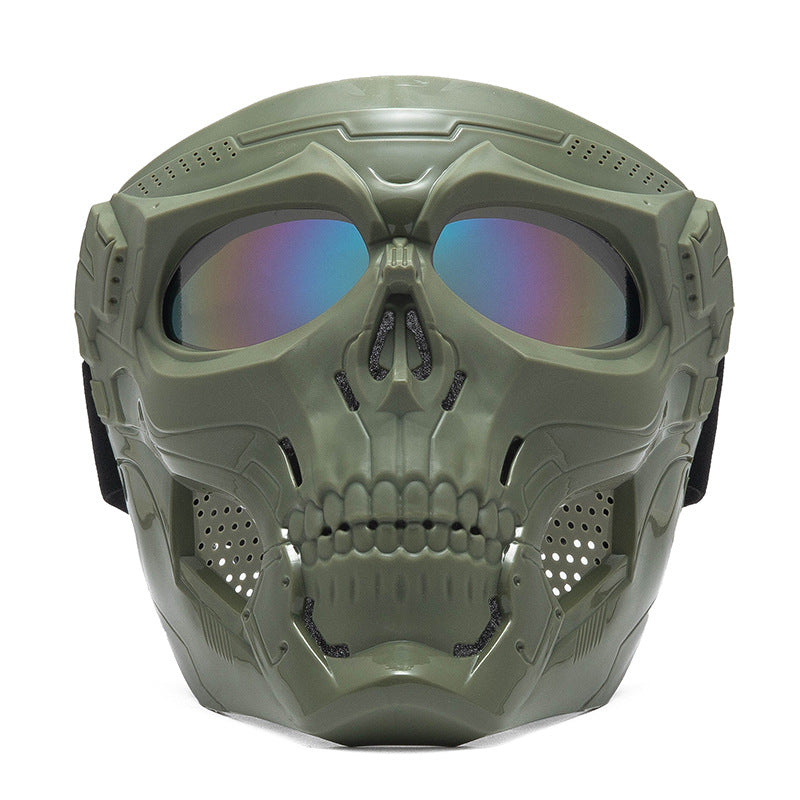 Skull Riding Mirror Windproof Goggles Unisex