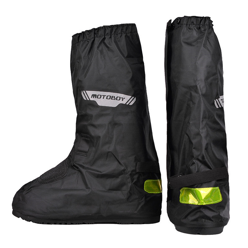 Reflective High Tube Motorcycle Rainproof Shoe Cover Waterproof