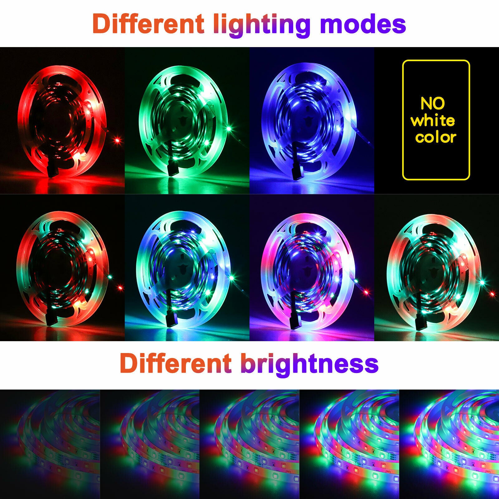 16.4FT RGB Flexible 300LED Strip Light SMD Remote Fairy Lights Room TV Party Bar LED Strip Light Remote Fairy Light Room Party Waterproof