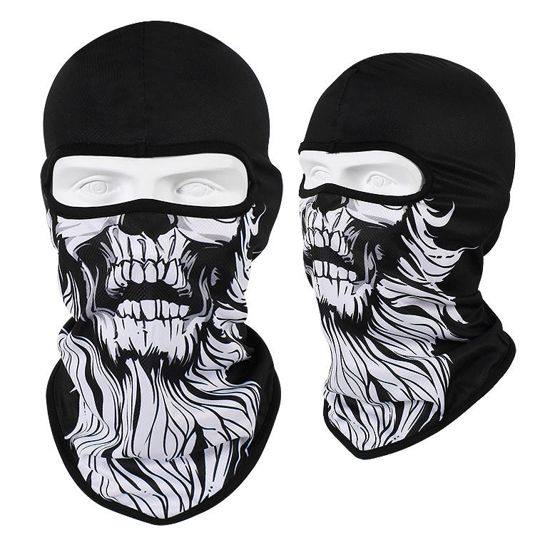 Sunscreen Quick Dry Head Cover Motorcycle Breathable Skull Mask