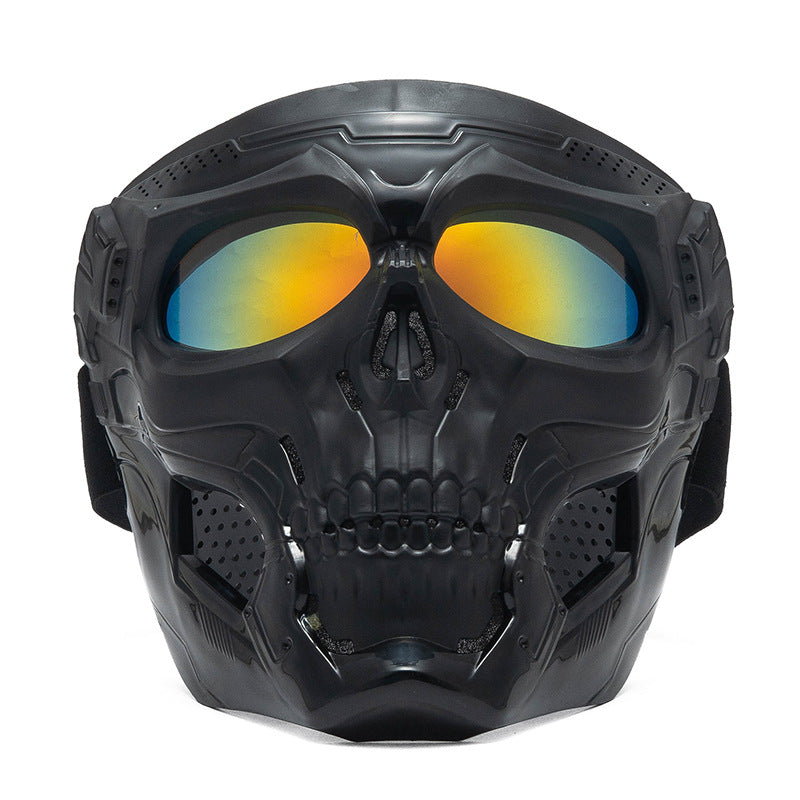 Skull Riding Mirror Windproof Goggles Unisex