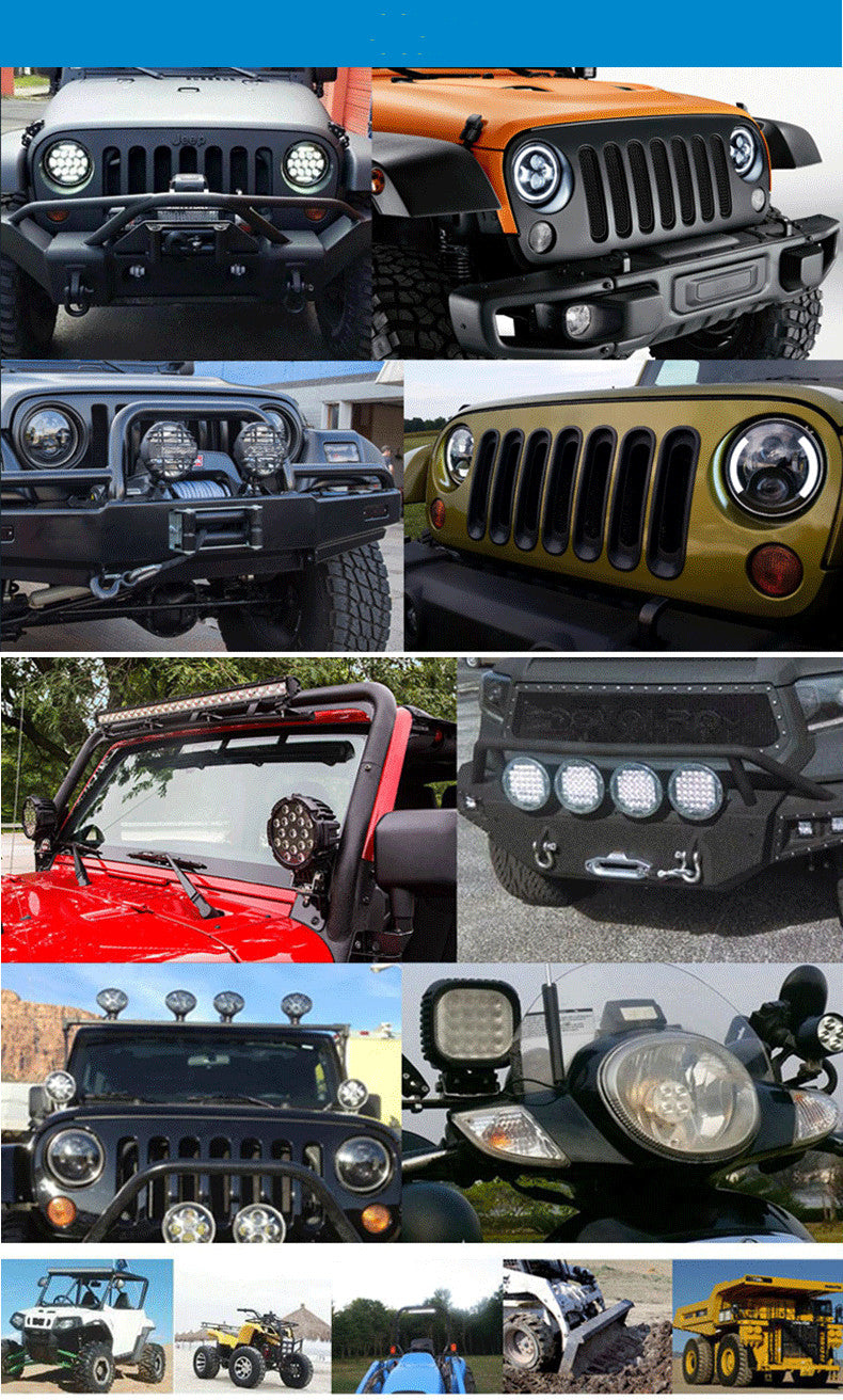 LED Pickup Truck Two-color Turn Signal Strip Driving Warning Happy Horse Streamer Car Light Strip