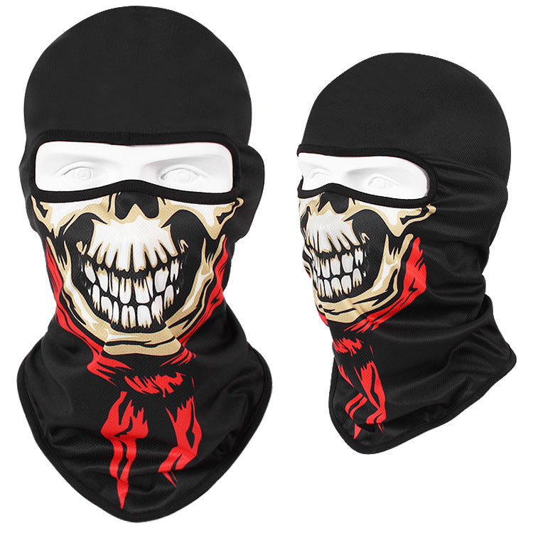 Sunscreen Quick Dry Head Cover Motorcycle Breathable Skull Mask