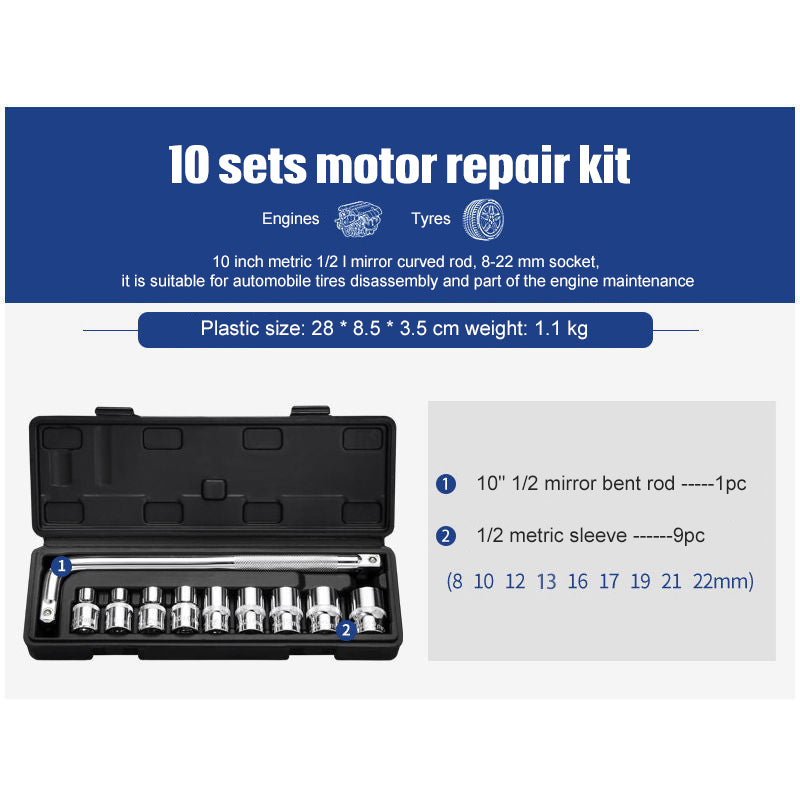 Socket Ratchet Wrench Set Repair Tools