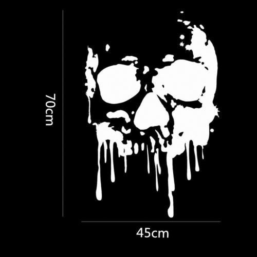 Skull Bumper Stickers Car Window Glass Animal Sticker