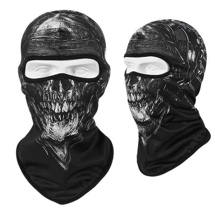 Sunscreen Quick Dry Head Cover Motorcycle Breathable Skull Mask