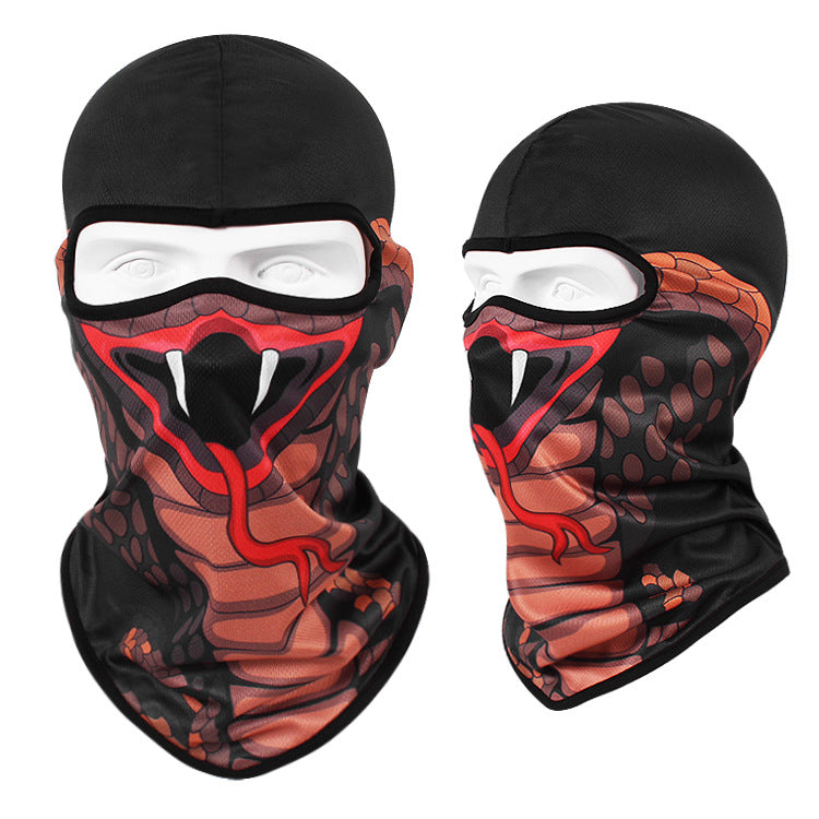 Sunscreen Quick Dry Head Cover Motorcycle Breathable Skull Mask