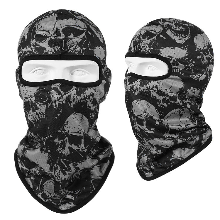 Sunscreen Quick Dry Head Cover Motorcycle Breathable Skull Mask