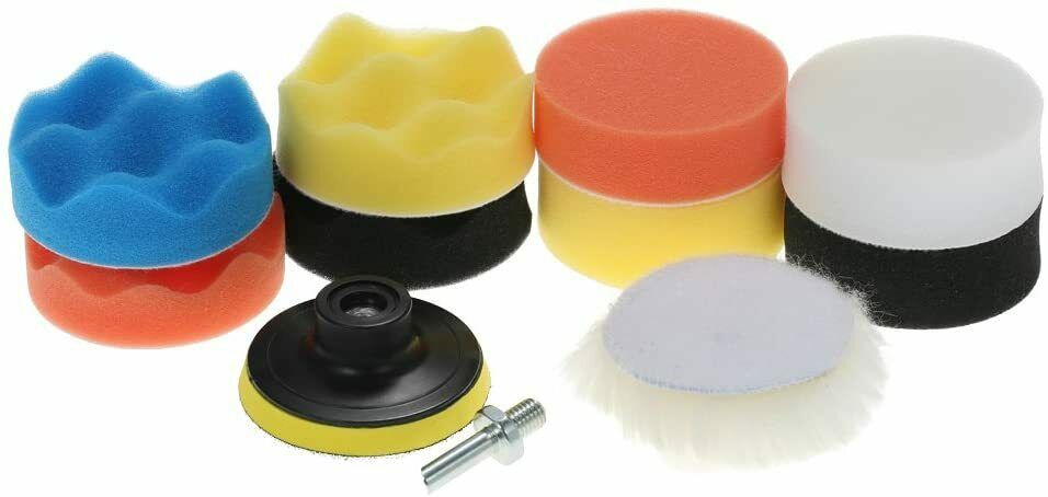 Car Buffing Pads Sponge Kit Polishing Set Bonnet Waxing Foam Seal Tool for Drill