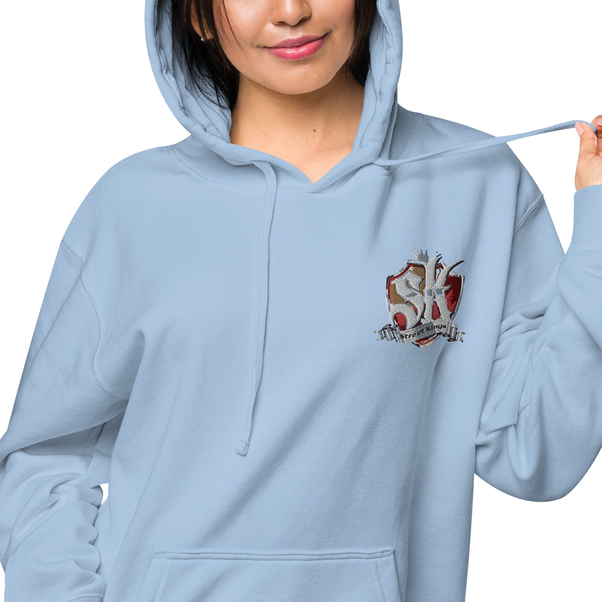 Unisex pigment-dyed hoodie