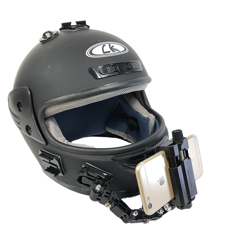 Camera bracket motorcycle helmet
