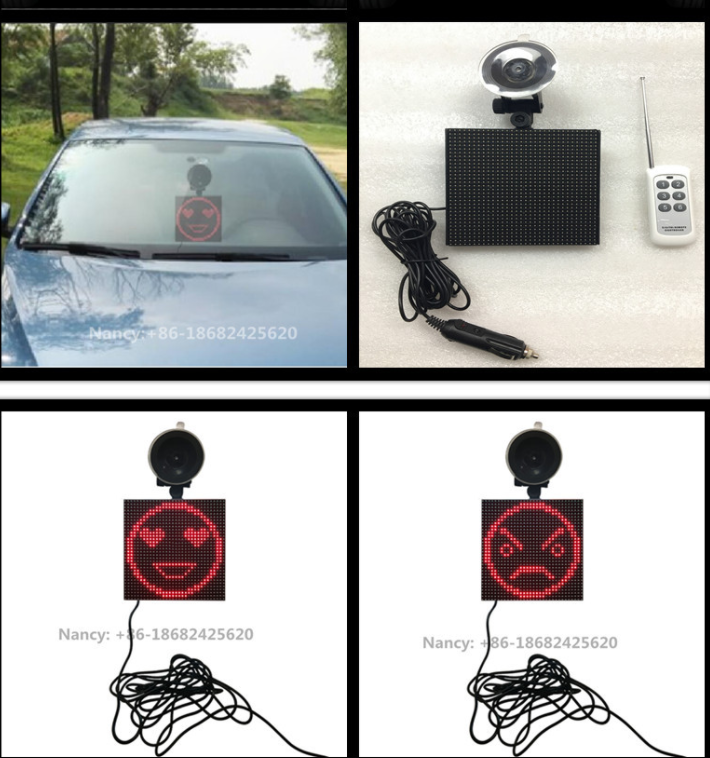 Wireless Bluetooth Car Display Cool Car Window Screen