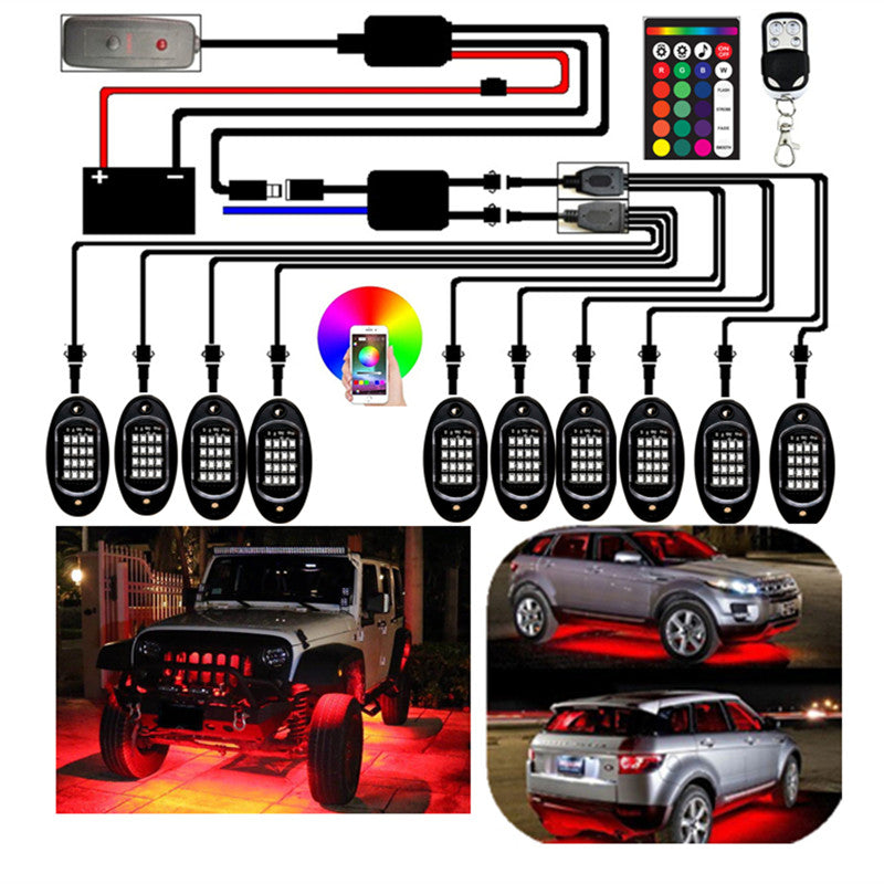 Automobile and Motorcycle APP Control Decorative Lights
