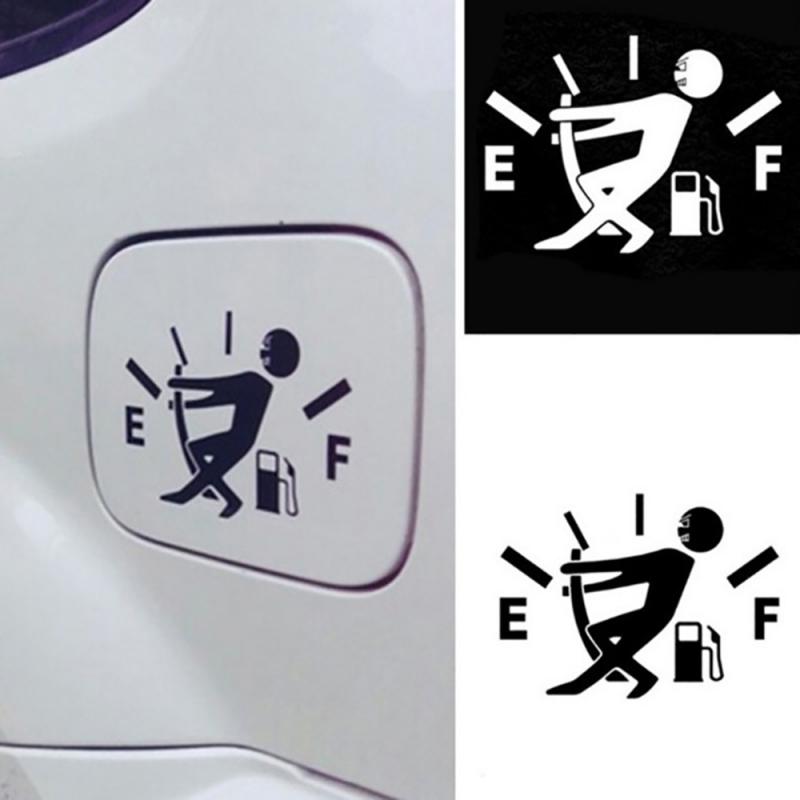 Funny Car Sticker Pull Fuel Tank Pointer Ef Fuel Tank  Car Sticker Fuel Tank Vinyl Sticker Decal