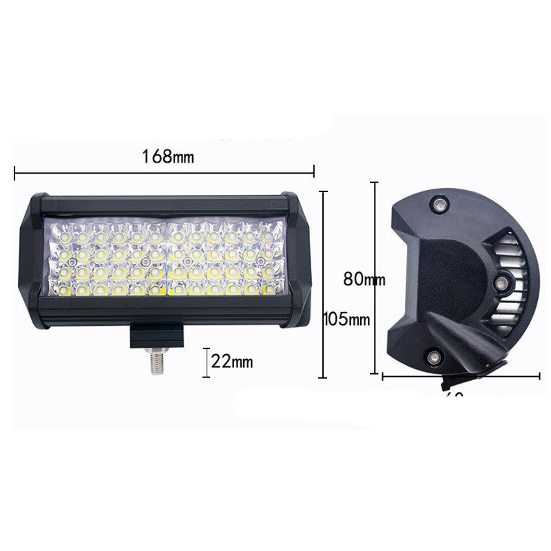 Factory Direct Cross-Border Special For Car Led Headlights Miki 4 Row 144W Work Light Off-Road Car Roof Front Bumper Spotlight