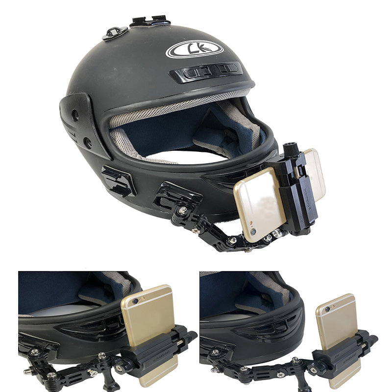 Camera bracket motorcycle helmet
