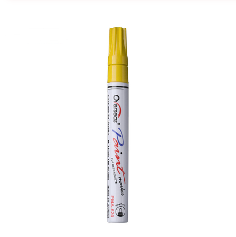 Metal color paint pen white marker pen tire pen DIY hand account pen sign in pen