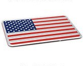 National Flag Metal Car Sticker