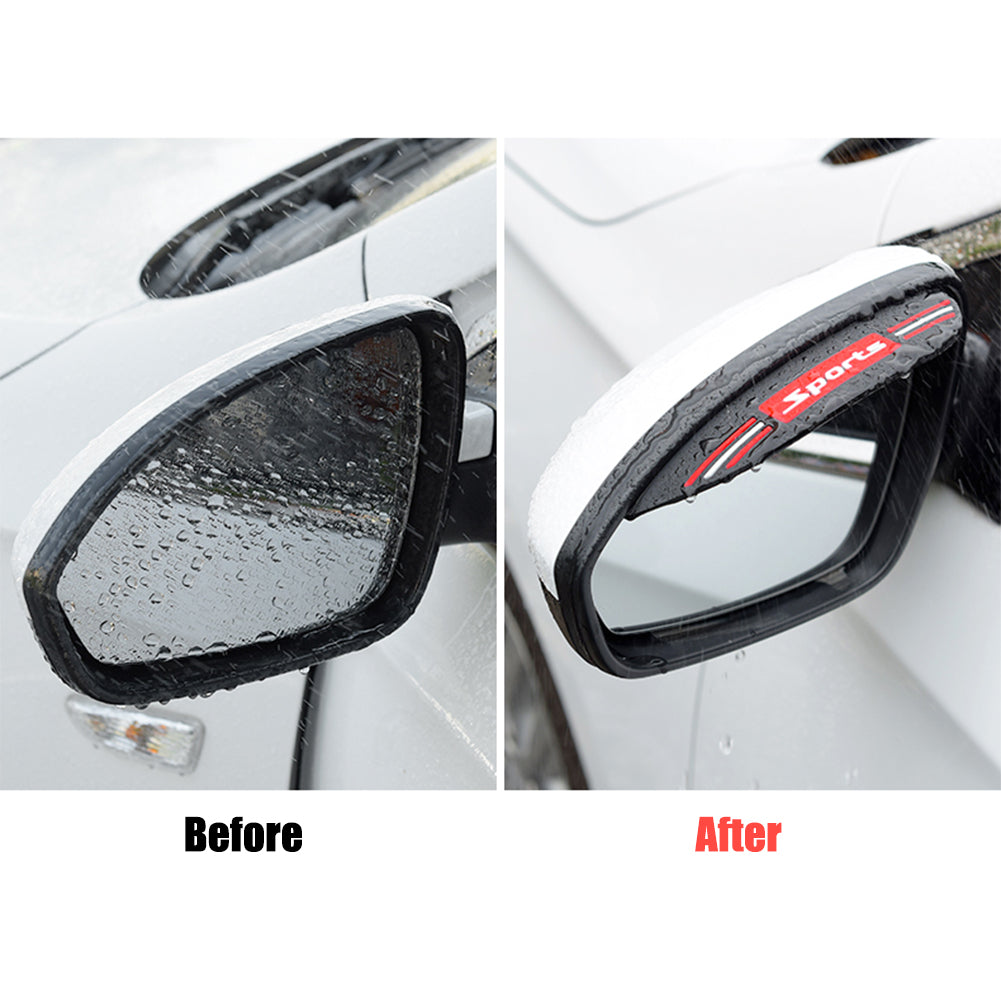 Car Rearview Mirror Rain-proof And Eyebrow